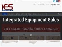 Tablet Screenshot of integratedequipmentsales.com